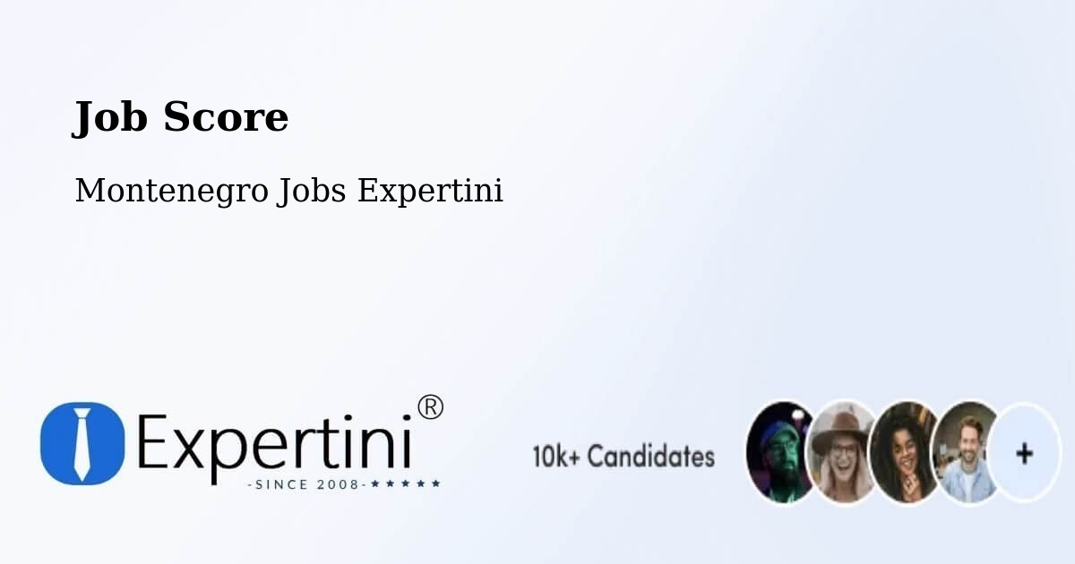 Job Score & Job Description Score Tool – Bar - Montenegro Jobs Expertini