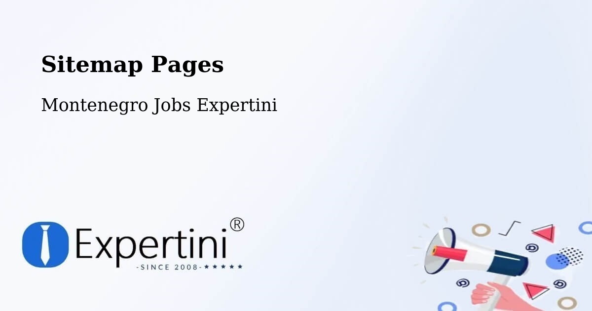 Sitemap Pages - Bar - Montenegro Jobs Expertini